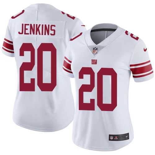 Women's Nike New York Giants #20 Janoris Jenkins White Stitched NFL Vapor Untouchable Limited Jersey Women's Nike New York Giants #20 Janoris Jenkins White Stitched NFL Vapor Untouchable Limited Jersey