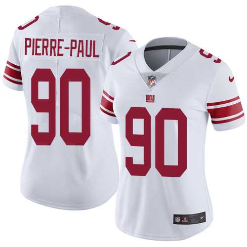 Women's Nike New York Giants #90 Jason Pierre-Paul White Stitched NFL Vapor Untouchable Limited Jersey Women's Nike New York Giants #90 Jason Pierre-Paul White Stitched NFL Vapor Untouchable Limited Jersey