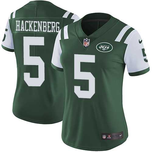 Women's Nike New York Jets #5 Christian Hackenberg Green Team Color Stitched NFL Vapor Untouchable Limited Jersey Women's Nike New York Jets #5 Christian Hackenberg Green Team Color Stitched NFL Vapor Untouchable Limited Jersey