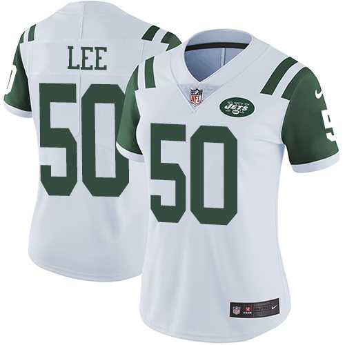 Women's Nike New York Jets #50 Darron Lee White Stitched NFL Vapor Untouchable Limited Jersey