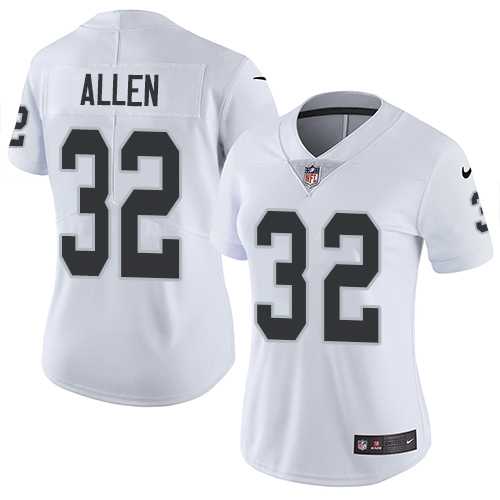 Women's Nike Oakland Raiders #32 Marcus Allen White Stitched NFL Vapor Untouchable Limited Jersey Women's Nike Oakland Raiders #32 Marcus Allen White Stitched NFL Vapor Untouchable Limited Jersey