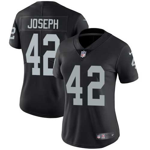 Women's Nike Oakland Raiders #42 Karl Joseph Black Team Color Stitched NFL Vapor Untouchable Limited Jersey Women's Nike Oakland Raiders #42 Karl Joseph Black Team Color Stitched NFL Vapor Untouchable Limited Jersey