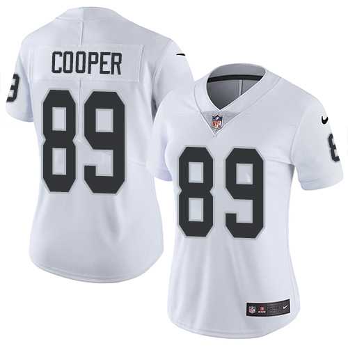 Women's Nike Oakland Raiders #89 Amari Cooper White Stitched NFL Vapor Untouchable Limited Jersey
