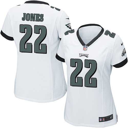 Women's Nike Philadelphia Eagles #22 Sidney Jones White Stitched NFL New Elite Jersey