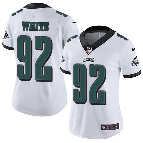 Women's Nike Philadelphia Eagles #92 Reggie White White Stitched NFL Vapor Untouchable Limited Jersey