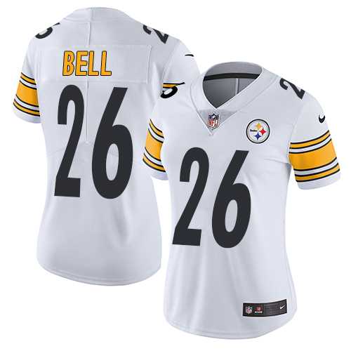 Women's Nike Pittsburgh Steelers #26 Le'Veon Bell White Stitched NFL Vapor Untouchable Limited Jersey