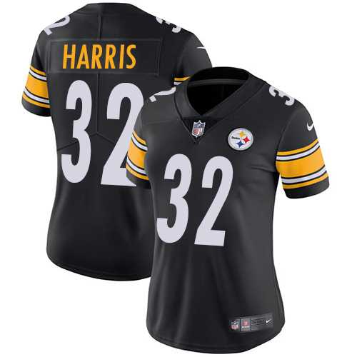 Women's Nike Pittsburgh Steelers #32 Franco Harris Black Team Color Stitched NFL Vapor Untouchable Limited Jersey