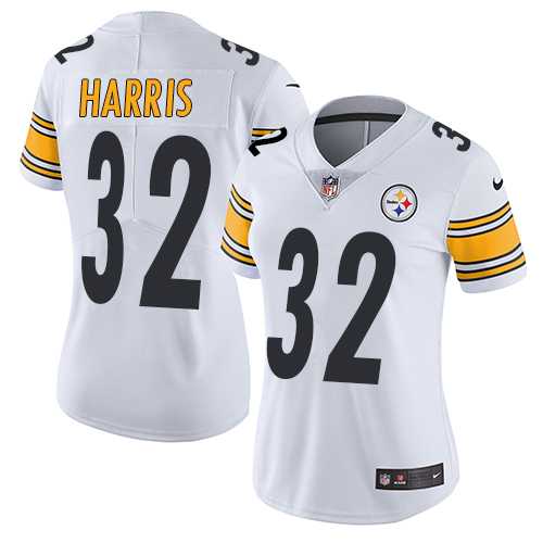 Women's Nike Pittsburgh Steelers #32 Franco Harris White Stitched NFL Vapor Untouchable Limited Jersey