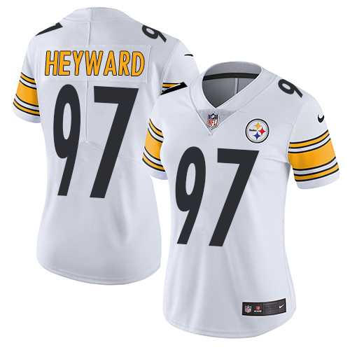 Women's Nike Pittsburgh Steelers #97 Cameron Heyward White Stitched NFL Vapor Untouchable Limited Jersey Women's Nike Pittsburgh Steelers #97 Cameron Heyward White Stitched NFL Vapor Untouchable Limited Jersey