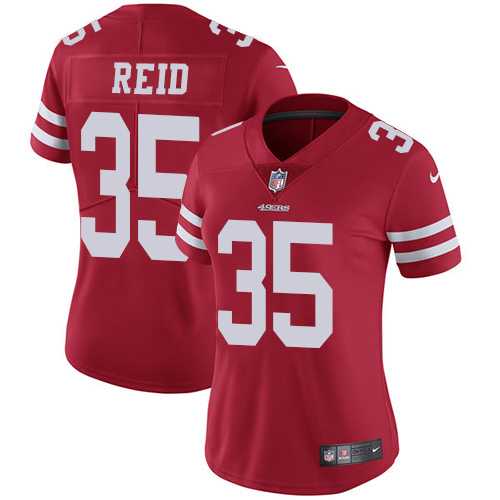 Women's Nike San Francisco 49ers #35 Eric Reid Red Team Color Stitched NFL Vapor Untouchable Limited Jersey Women's Nike San Francisco 49ers #35 Eric Reid Red Team Color Stitched NFL Vapor Untouchable Limited Jersey