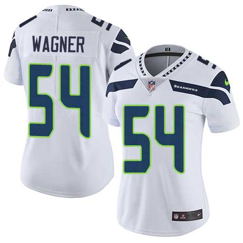 Women's Nike Seattle Seahawks #54 Bobby Wagner White Stitched NFL Vapor Untouchable Limited Jersey Women's Nike Seattle Seahawks #54 Bobby Wagner White Stitched NFL Vapor Untouchable Limited Jersey