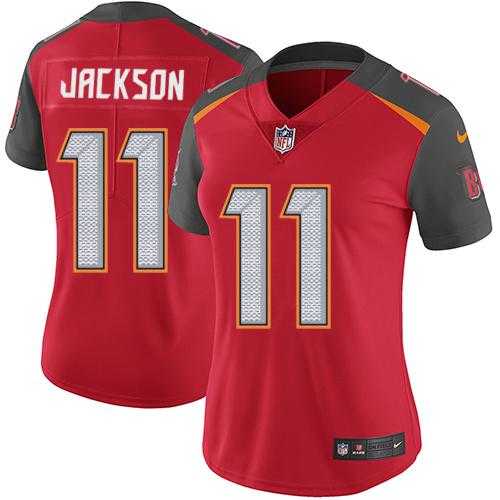Women's Nike Tampa Bay Buccaneers #11 DeSean Jackson Red Team Color Stitched NFL Vapor Untouchable Limited Jersey