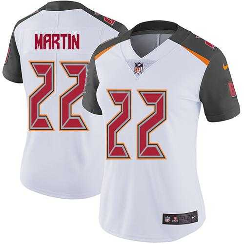 Women's Nike Tampa Bay Buccaneers #22 Doug Martin White Stitched NFL Vapor Untouchable Limited Jersey