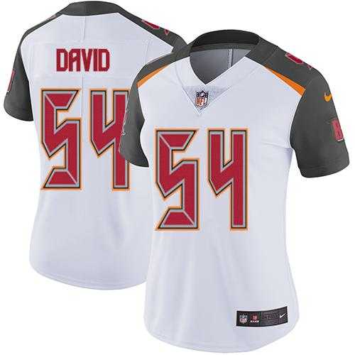 Women's Nike Tampa Bay Buccaneers #54 Lavonte David White Stitched NFL Vapor Untouchable Limited Jersey Women's Nike Tampa Bay Buccaneers #54 Lavonte David White Stitched NFL Vapor Untouchable Limited Jersey