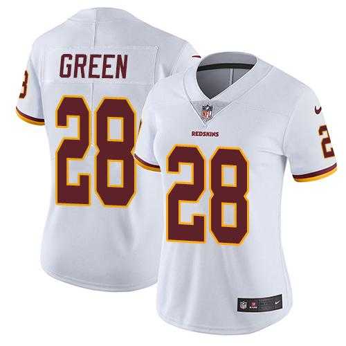 Women's Nike Washington Redskins #28 Darrell Green White Stitched NFL Vapor Untouchable Limited Jersey