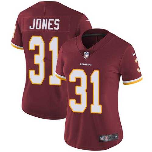 Women's Nike Washington Redskins #31 Matt Jones Burgundy Red Team Color Stitched NFL Vapor Untouchable Limited Jersey