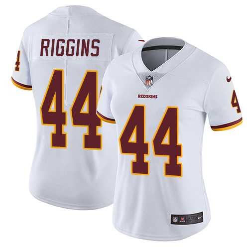 Women's Nike Washington Redskins #44 John Riggins White Stitched NFL Vapor Untouchable Limited Jersey