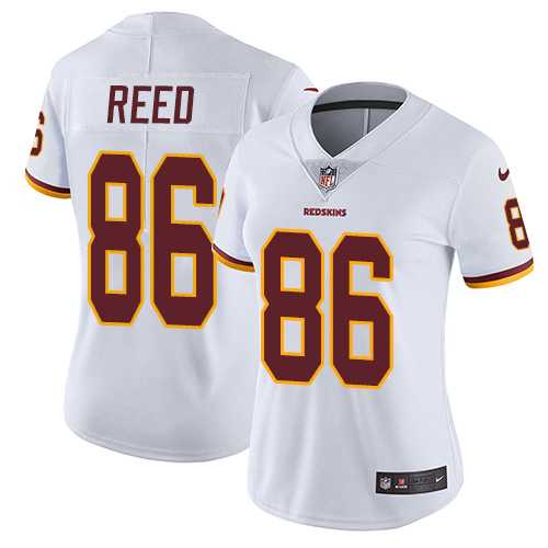 Women's Nike Washington Redskins #86 Jordan Reed White Stitched NFL Vapor Untouchable Limited Jersey