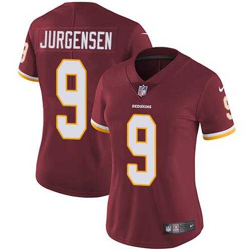 Women's Nike Washington Redskins #9 Sonny Jurgensen Burgundy Red Team Color Stitched NFL Vapor Untouchable Limited Jersey Women's Nike Washington Redskins #9 Sonny Jurgensen Burgundy Red Team Color Stitched NFL Vapor Untouchable Limited Jersey