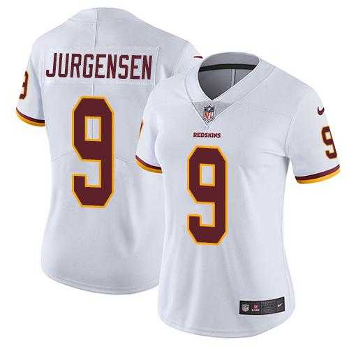 Women's Nike Washington Redskins #9 Sonny Jurgensen White Stitched NFL Vapor Untouchable Limited Jersey