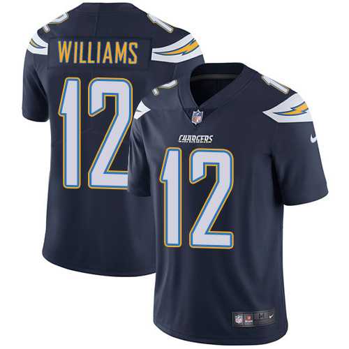 Youth Los Angeles Chargers #12 Mike Williams Navy Blue Team Color Stitched NFL Vapor Untouchable Limited Jersey