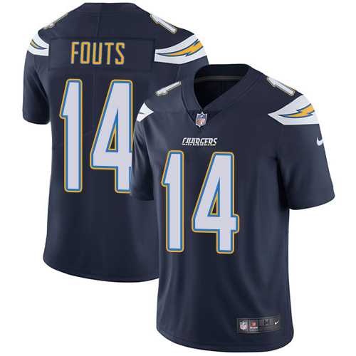 Youth Los Angeles Chargers #14 Dan Fouts Navy Blue Team Color Stitched NFL Vapor Untouchable Limited Jersey