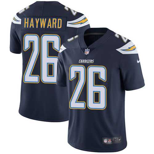 Youth Los Angeles Chargers #26 Casey Hayward Navy Blue Team Color Stitched NFL Vapor Untouchable Limited Jersey