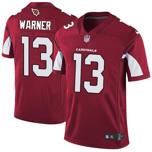 Youth Nike Arizona Cardinals #13 Kurt Warner Red Team Color Stitched NFL Vapor Untouchable Limited Jersey
