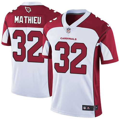 Youth Nike Arizona Cardinals #32 Tyrann Mathieu White Stitched NFL Vapor Untouchable Limited Jersey
