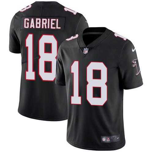 Youth Nike Atlanta Falcons #18 Taylor Gabriel Black Alternate Stitched NFL Vapor Untouchable Limited Jersey