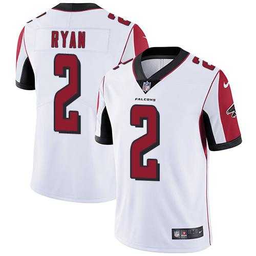 Youth Nike Atlanta Falcons #2 Matt Ryan White Stitched NFL Vapor Untouchable Limited Jersey