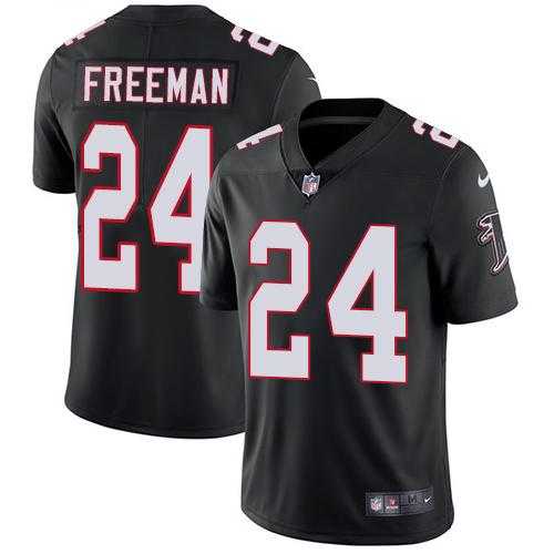 Youth Nike Atlanta Falcons #24 Devonta Freeman Black Alternate Stitched NFL Vapor Untouchable Limited Jersey