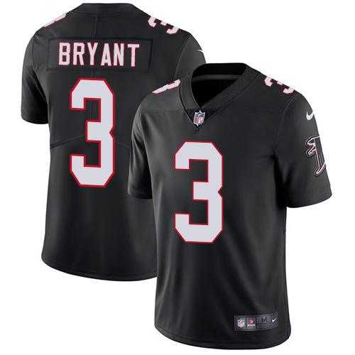 Youth Nike Atlanta Falcons #3 Matt Bryant Black Alternate Stitched NFL Vapor Untouchable Limited Jersey