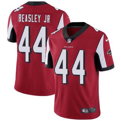 Youth Nike Atlanta Falcons #44 Vic Beasley Jr Red Team Color Stitched NFL Vapor Untouchable Limited Jersey