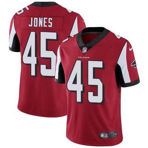 Youth Nike Atlanta Falcons #45 Deion Jones Red Team Color Stitched NFL Vapor Untouchable Limited Jersey