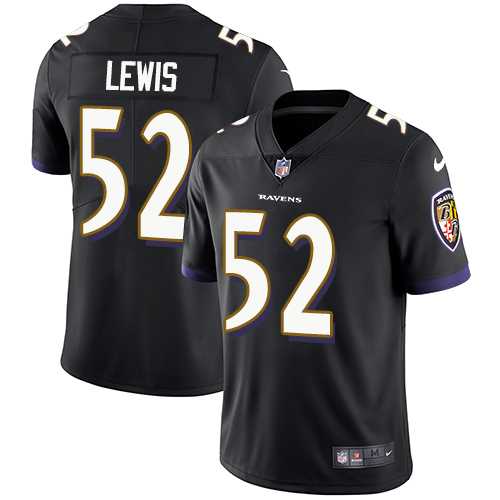 Youth Nike Baltimore Ravens #52 Ray Lewis Black Alternate Stitched NFL Vapor Untouchable Limited Jersey Youth Nike Baltimore Ravens #52 Ray Lewis Black Alternate Stitched NFL Vapor Untouchable Limited Jersey