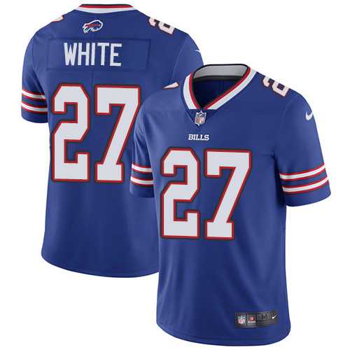 Youth Nike Buffalo Bills #27 Tre'Davious White Royal Blue Team Color Stitched NFL Vapor Untouchable Limited Jersey