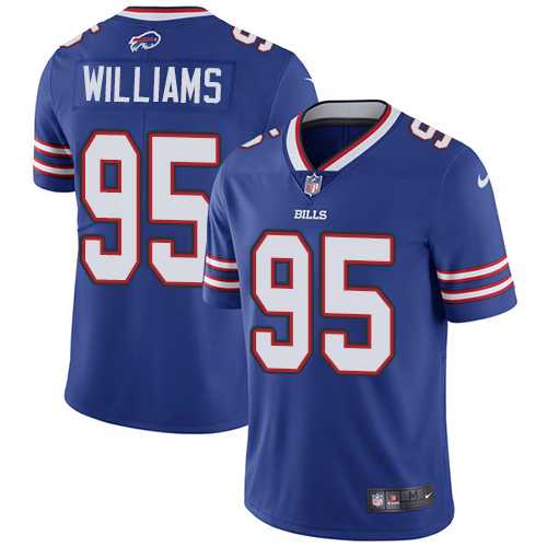 Youth Nike Buffalo Bills #95 Kyle Williams Royal Blue Team Color Stitched NFL Vapor Untouchable Limited Jersey