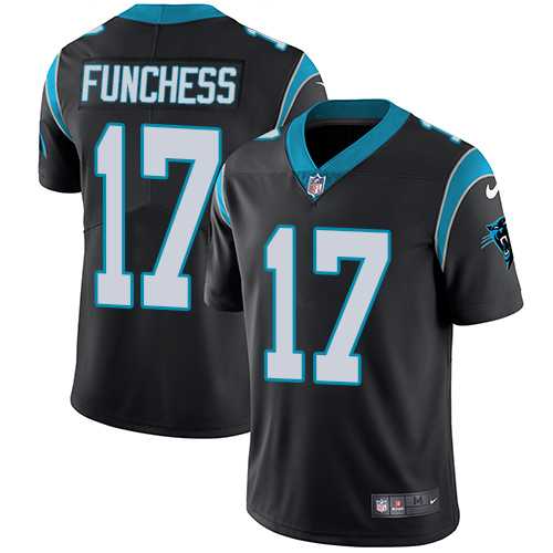 Youth Nike Carolina Panthers #17 Devin Funchess Black Team Color Stitched NFL Vapor Untouchable Limited Jersey