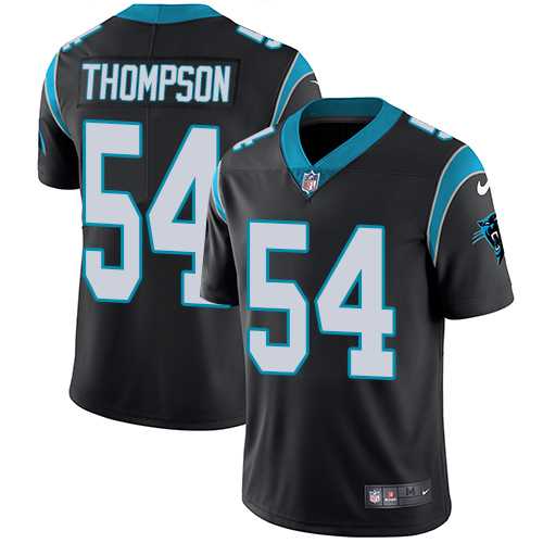 Youth Nike Carolina Panthers #54 Shaq Thompson Black Team Color Stitched NFL Vapor Untouchable Limited Jersey