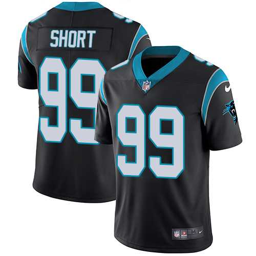 Youth Nike Carolina Panthers #99 Kawann Short Black Team Color Stitched NFL Vapor Untouchable Limited Jersey