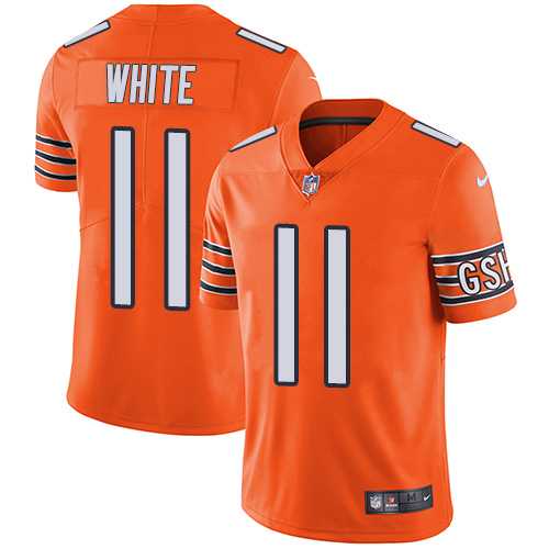 Youth Nike Chicago Bears #11 Kevin White Orange Stitched NFL Limited Rush Jersey Youth Nike Chicago Bears #11 Kevin White Orange Stitched NFL Limited Rush Jersey