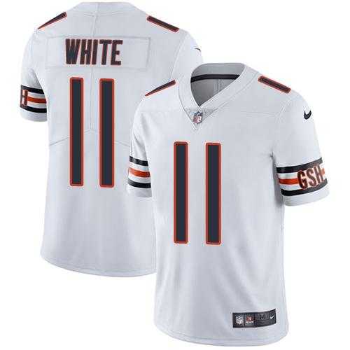 Youth Nike Chicago Bears #11 Kevin White White Stitched NFL Vapor Untouchable Limited Jersey