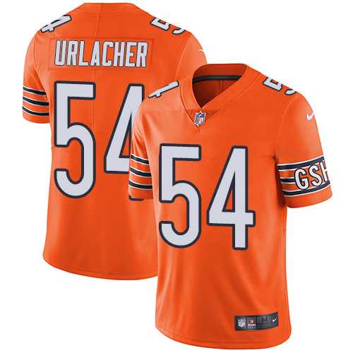 Youth Nike Chicago Bears #54 Brian Urlacher Orange Stitched NFL Limited Rush Jersey