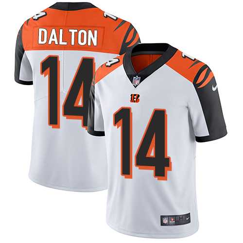 Youth Nike Cincinnati Bengals #14 Andy Dalton White Stitched NFL Vapor Untouchable Limited Jersey