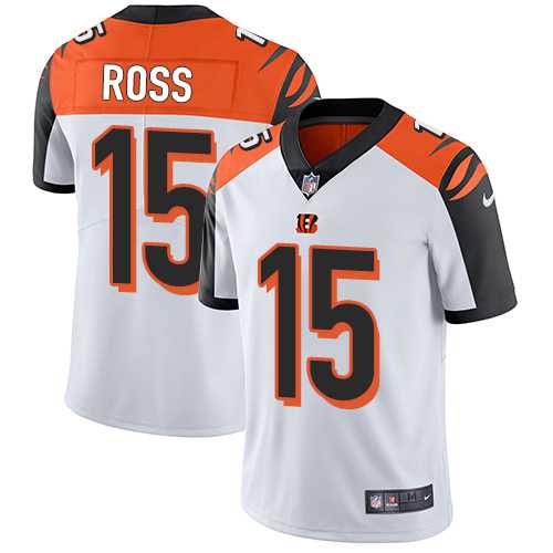 Youth Nike Cincinnati Bengals #15 John Ross White Stitched NFL Vapor Untouchable Limited Jersey Youth Nike Cincinnati Bengals #15 John Ross White Stitched NFL Vapor Untouchable Limited Jersey