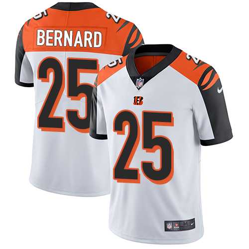 Youth Nike Cincinnati Bengals #25 Giovani Bernard White Stitched NFL Vapor Untouchable Limited Jersey