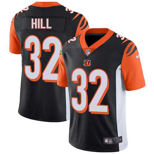 Youth Nike Cincinnati Bengals #32 Jeremy Hill Black Team Color Stitched NFL Vapor Untouchable Limited Jersey
