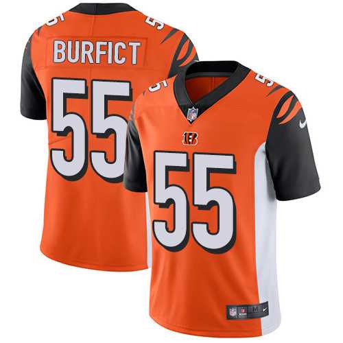 Youth Nike Cincinnati Bengals #55 Vontaze Burfict Orange Alternate Stitched NFL Vapor Untouchable Limited Jersey