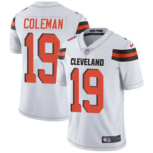 Youth Nike Cleveland Browns #19 Corey Coleman White Stitched NFL Vapor Untouchable Limited Jersey